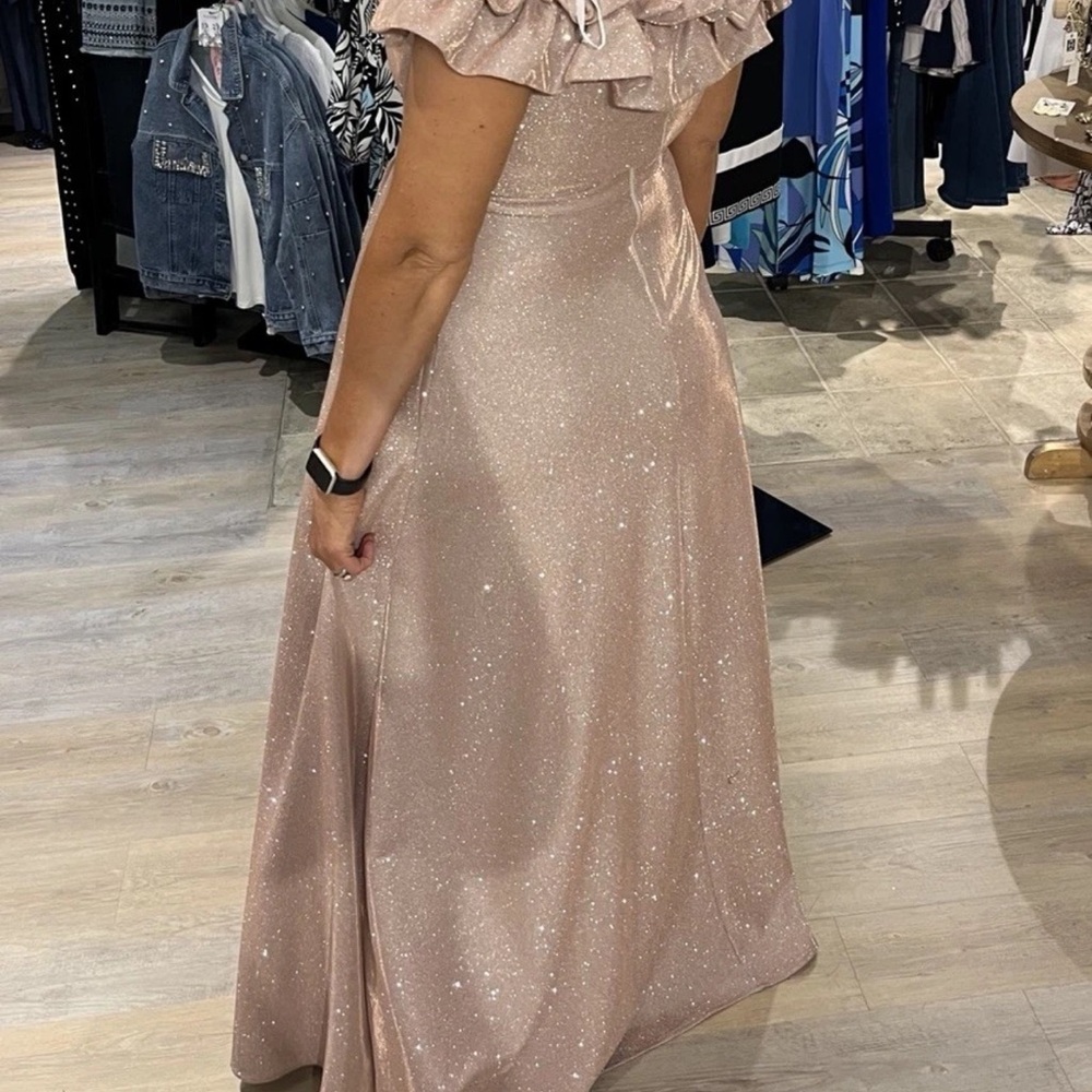 Frank Lyman Design Strapless Sparkling Dress - Perfect Mother of the Bride dress - Picture 4 of 7